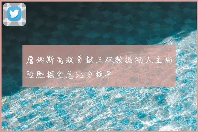 詹姆斯高效贡献三双数据湖人主场险胜掘金总比分扳平