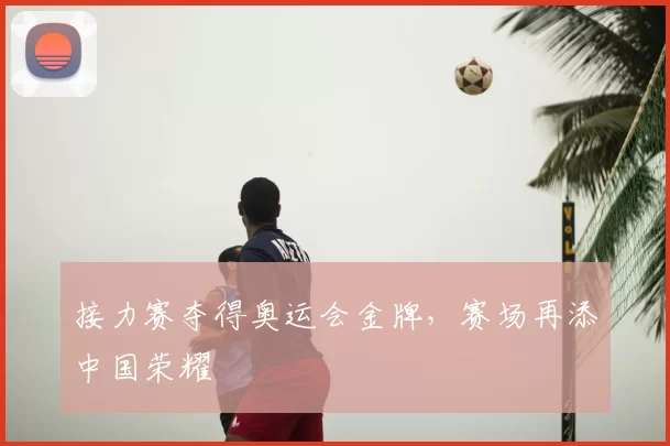 接力赛夺得奥运会金牌,赛场再添中国荣耀