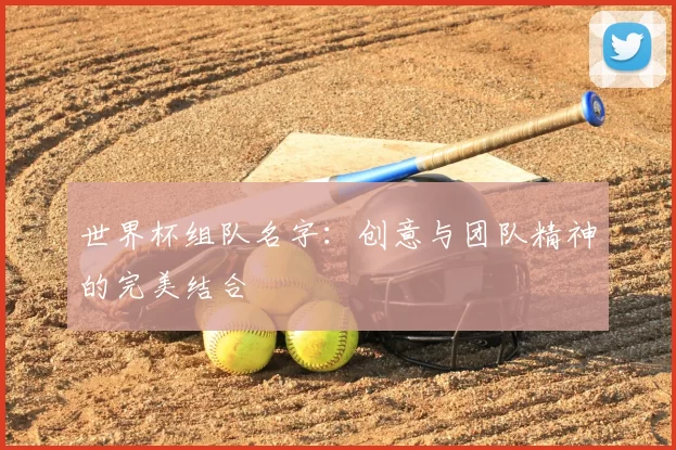 世界杯组队名字：创意与团队精神的完美结合