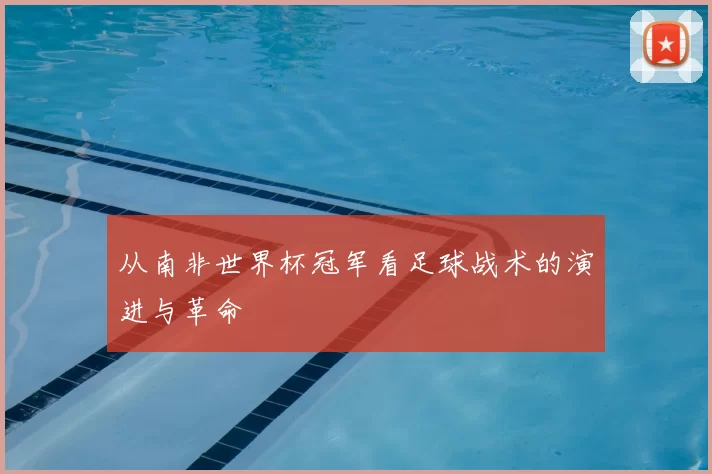 从南非世界杯冠军看足球战术的演进与革命