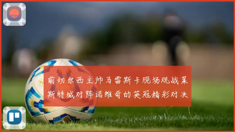 前切尔西主帅马雷斯卡现场观战莱斯特城对阵诺维奇的英冠精彩对决