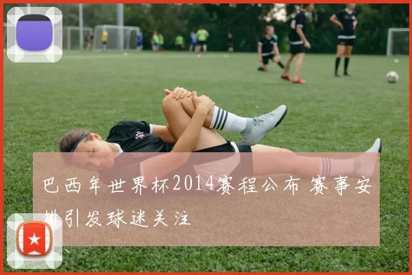 巴西年世界杯2014赛程公布 赛事安排引发球迷关注